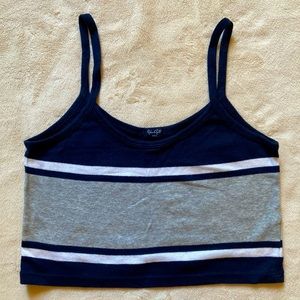 John Galt by Brandy Melville Striped Navy Camisole